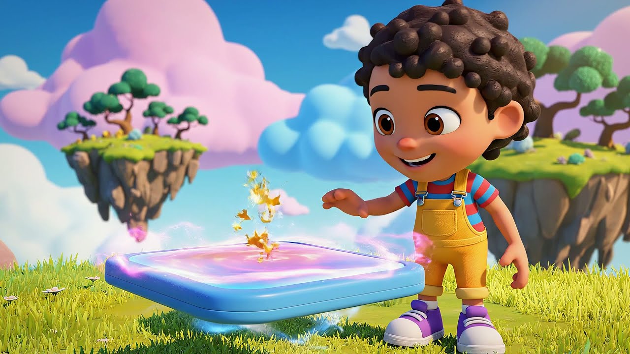 Roblox Funny Kid Teleported Between Floating Islands | Kids Songs & Nursery Rhymes