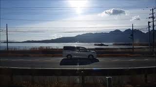 JR山陽本線上り 快速 シティライナー 岩国-広島間車窓映像