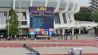 The 2022 LHSAA Outdoor- Girls100 Meters Hurdles