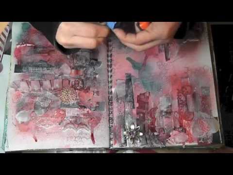 Mixed Media Art Journal - Using your Scraps