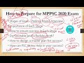 How to Prepare for MPPSC 2020 Exam