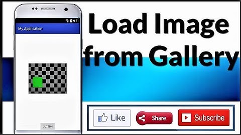 Load image from gallery in imageview || Android Studio Tutorial || Beginner || First App Run