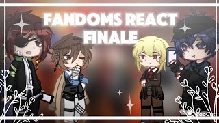 FANDOMS REACT TO EACHOTHER FINALE • link click bsd wind breaker MHA blue lock mtp Kny • part 15 • ✨
