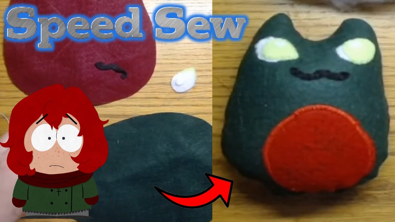 Alice Himitsu Inspired Avocado Cat Plush Speed Sew