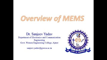 Overview of MEMS