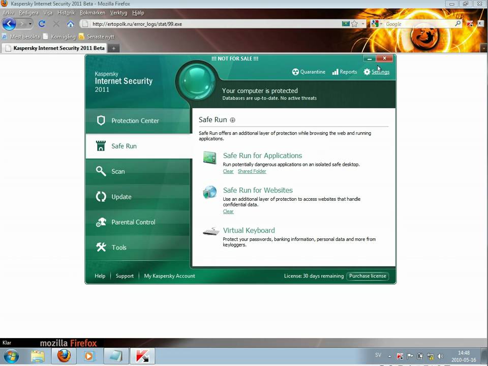Kaspersky Internet Security 2011 - Geo-filter & KSN