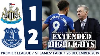 EXTENDED HIGHLIGHTS: NEWCASTLE 1-2 EVERTON