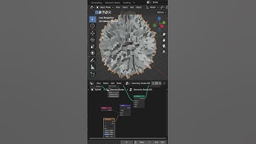 Blender 3.5 Geometry Nodes Tutorial #shorts #blender #animation #3dmodeling #geometrynodes