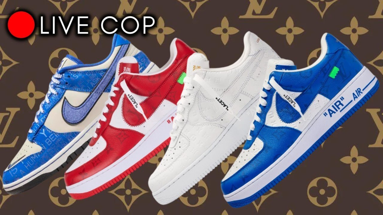 LIVE COP: LV VIRGIL AF1 & NIKE DUNK LOW JACKIE ROBINSON 