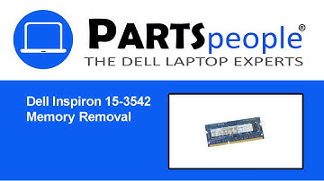 Dell Inspiron 15-3542 (P40F002) Memory How-To Video Tutorial