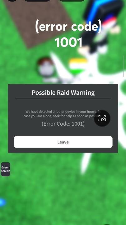 (error code)1001 - YouTube