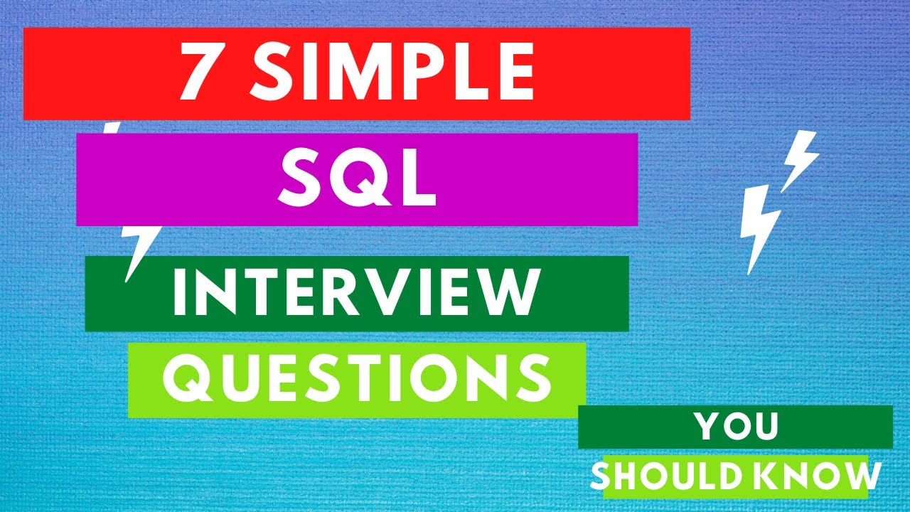 7 Most Asking SQL Interview Questions and Answers you should Know ...