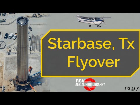 SpaceX Starbase, Tx Flyover (July 13, 2021)