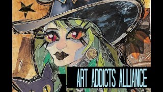 Halloween Collage  Art Addicts Alliance