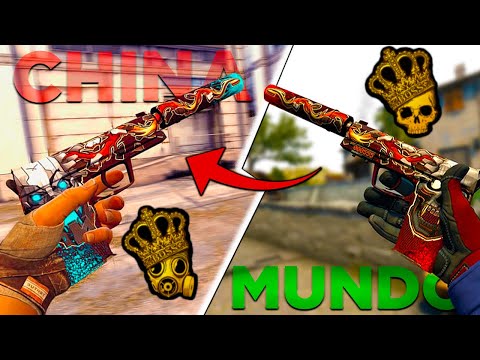 MICHEL REAGE TODAS AS SKINS E STICKERS DO CSGO C3NS*RAD0S NA CHINA! FICARAM MAIS BONITOS?