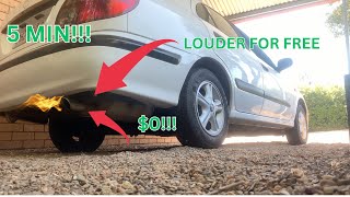 How To Make Your Car Louder For Free!!!