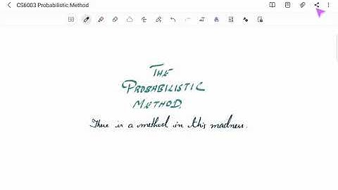 Probabilistic Method | Lecture 1 | Two Quick Examples