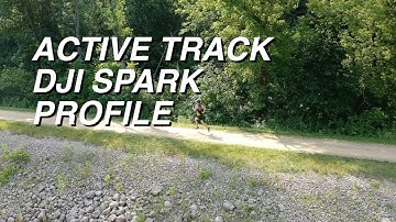 DJI SPARK ACTIVE TRACK PROFILE RUNNING TARGET