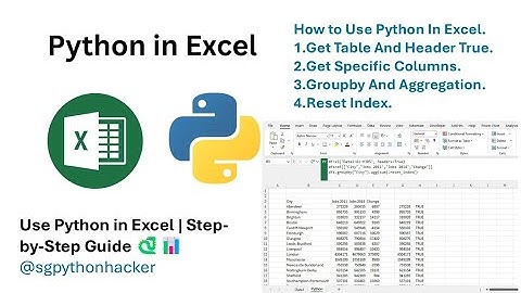 How to Use Python in Excel | Step-by-Step Guide 🐍📊 #python #excel #viralvideo #video #datascience