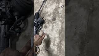 2007 Cadillac DTS rack and pinion removal