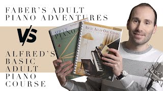 Faber's Adult Piano Adventures vs Alfred's Basic Adult Course  Piano Method Comparison