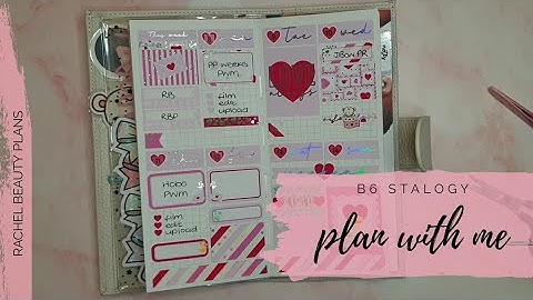Print Pression Weeks Plan With Me 8th - 14th Feb | RachelBeautyPlans