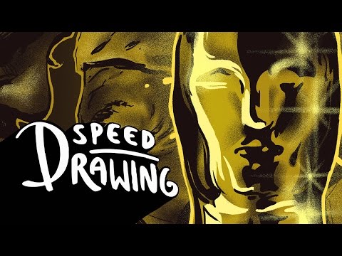 Speed Drawing: Oscars 2015