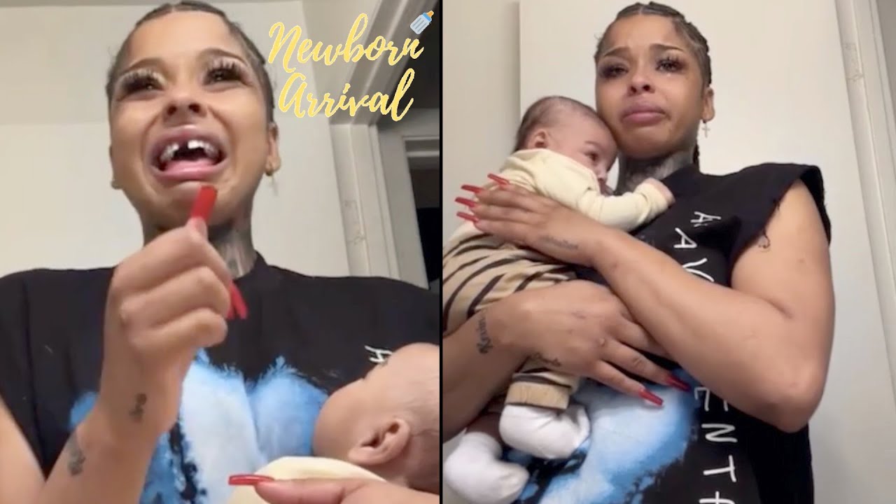 Chrisean Rock Cries Holding Junior After Being Criticized For Her(04)