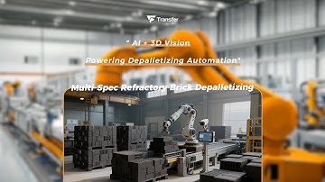Refractory Brick Depalletizing with 3D Vision Guidance | Robotics | Automation | Machine Vision | AI