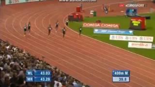 IAAF Diamond League Weltklasse Zürych 2016 - Men's 400m