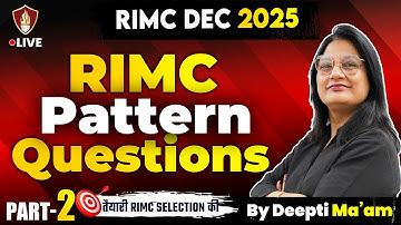 RIMC Entrance Exam Preparation | English Exam Pattern Questions | RIMC English Grammar