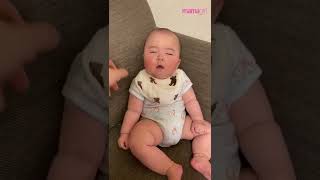 究極に眠いぼく👶vsパパのちょっかい✋ #shorts