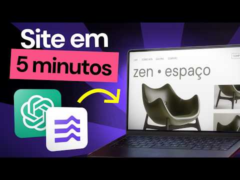 Criando um Site com ChatGPT (Guia Completo 2026) - em MINUTOS 🤯🤖
