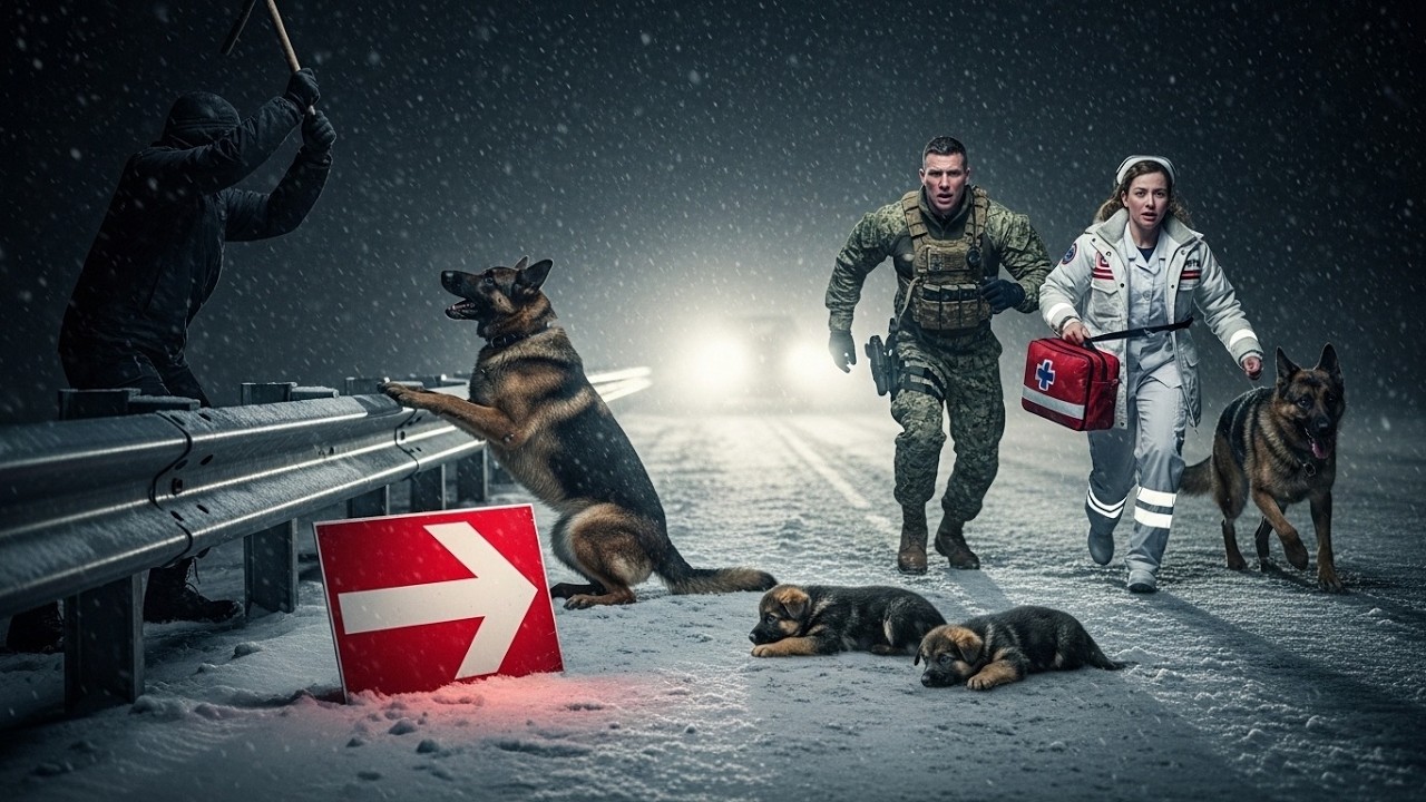 They Left Newborn German Shepherds to Freeze in a Blizzard—Then a Navy SEAL and His Dog Found Them