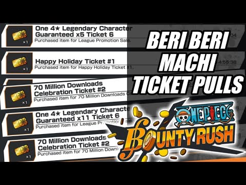 ONE PIECE Bounty Rush on X: First Tickets Now on Sale This ticket