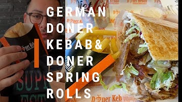 GERMAN DONER KEBAB WITH DONER SPRING ROLLS Ep:20