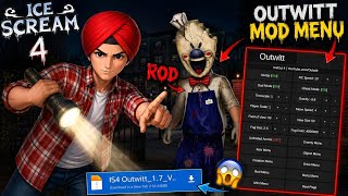 NO TOKEN 😱 Ice Scream 4 Outwitt Mod Menu | Play As Rod + Drive Van!