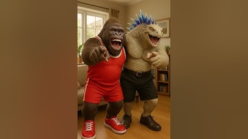 Godzilla has a long tongue #godzilla #kingkong #monster #godzillavskong #godzillamovie