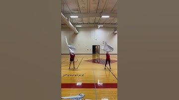 CFHS Colorguard- Double with spin (Flag)