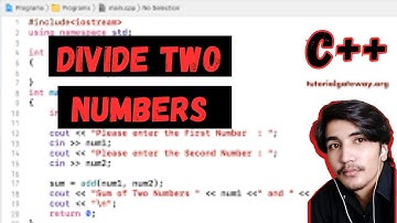 Write a C++ Program to Divide Two Numbers || RFK Programming Fundamentals ||URDU  & HINDI