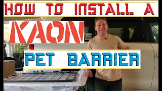 How to install a Kaon Pet Barrier in a Landcruiser 200 Series