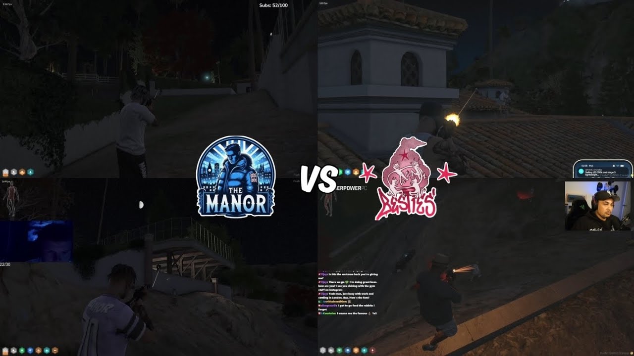 Manor vs Besties For a Bank Truck At Marlowe Drive | Multi POV | NoPixel 4.0 GTA RP