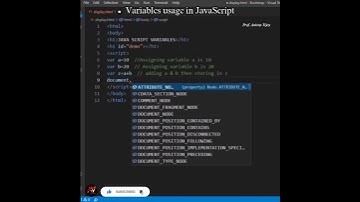 Variables usage in JavaScript | Prof.Antony Vijay #shorts