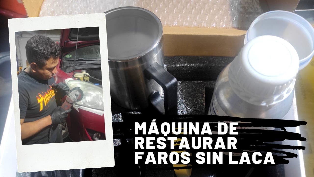 Restaurar faros BARATO en 5 MINUTOS con POLÍMERO líquido