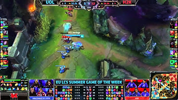 UOL vs H2k| LCS EU 2015 Summer | 6. nap 5. meccs