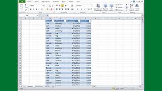Excel Tutorial #14: Automatic Tables