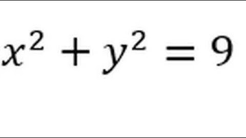 Cirkeldiameter uit vergelijking: x² + y² = r² GCSE-vraag