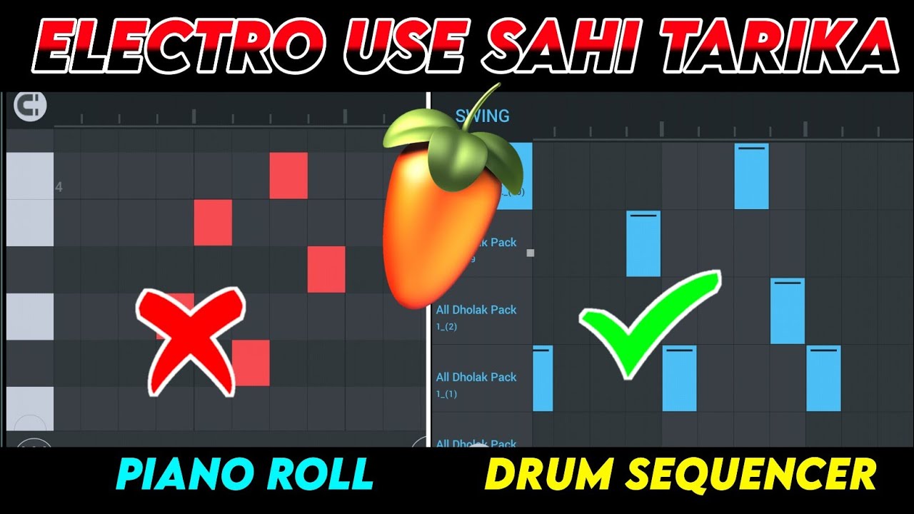 fl studio mobile me electro pattern kaise banaye 2020 || fl studio ...