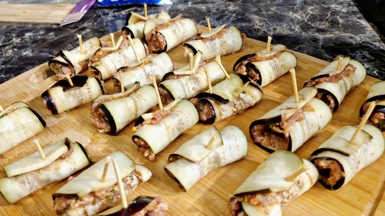 Фаршированные Баклажаны - Вкуснее чем беляши и чебуреки