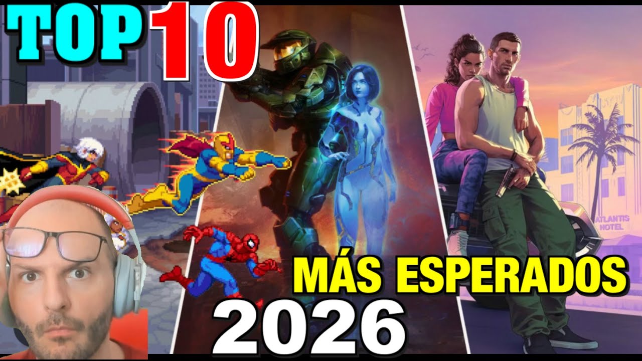 ¡¡¡TOP 10 JUEGOS MÁS ESPERADOS DE 2026!!! - Sasel - rangking - hype - anticiped